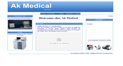 Desktop Screenshot of akmedical-dz.com
