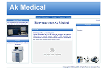 Tablet Screenshot of akmedical-dz.com